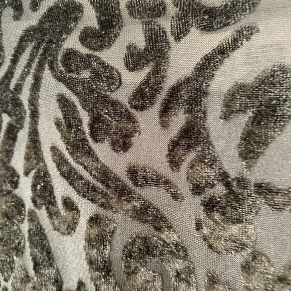 Diane von Furstenberg Long Sleeve Velvet Maxi Dress Size 1X Goth Whimsygoth 80s - Picture 6 of 8